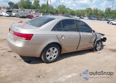 2007 Hyundai Sonata Gls из США, поврежденный, VIN 5NPET46C97H290113